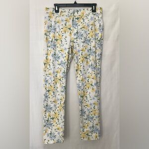 Calvin Klein Women's Straight Leg Jeans with floral pattern